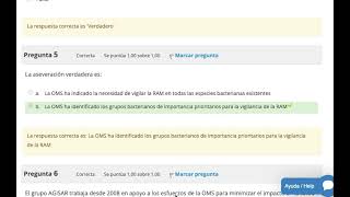 Cuestionario del Modulo 10 Resistencia a los antimicrobianos [upl. by Endaira232]