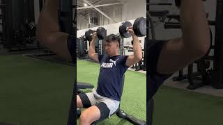 Seated Shoulder Press with Proper Form [upl. by Natam]