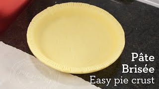 Easy Pie Crust Recipe for Pumpkin Pie Pâte Brisée  Pais Kitchen [upl. by Roach394]