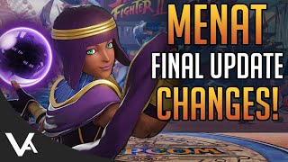 SFV  MENAT CHANGES EXPLAINED Final Patch Notes Definitive Update [upl. by Trumaine]