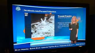 Počasie TV Markíza  312018 [upl. by Idnahs]