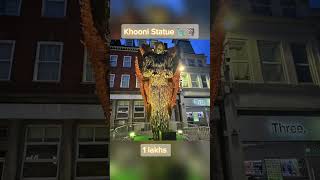 Khooni Statue made of 100000 knife 🗡️ facts funfacts viralshorts [upl. by Kendrick]