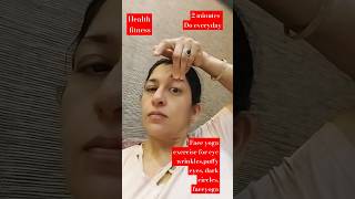 Face yoga exercise for eye wrinklespuffy eyes dark circles faceyogaexercisefowrinkleseyesshorts [upl. by Ttezzil]