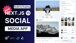 FullStack Social Media App Tutorial with React 19 amp Nextjs 15 amp MySql  React Nextjs Full Course [upl. by Nnylsor441]