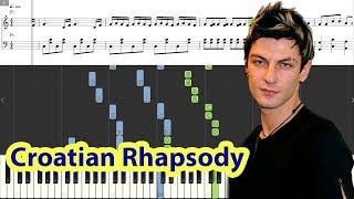 Piano Tutorial Maksim Mrvica  Croatian Rhapsody [upl. by Hilaire233]