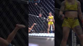 Jéssica Andrade knocks out Mackenzie Dern in Round 2 UFCIndia UFCVegas97 [upl. by Ahsinar564]