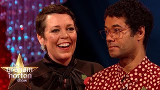 Olivia Colman Is Hooked On Richard Ayoade’s Book Premise  The Graham Norton Show [upl. by Harhay]