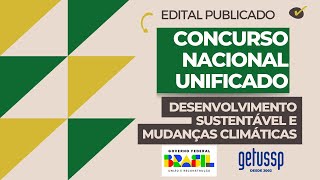 CNU Conhecimentos gerais  Desenvolvimento Sustentável e Mudanças Climáticas [upl. by Airetnohs]