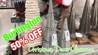 BURLINGTON STORE AFTER CHRISTMAS SALE 50 OFF CHRISTMAS CLEARANCE SHOP WITH ME [upl. by Trebliw720]