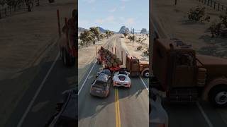 Realistic Highway Car Crashes 69  beamngdrive [upl. by Otrevogir]