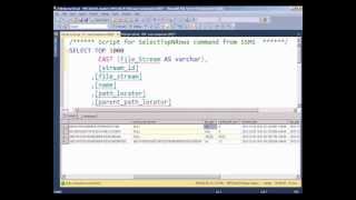 Файловые таблицы FileTables FileStream в SQL Server 2012 [upl. by Erick]