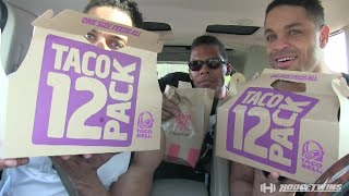 30 Taco Bell Tacos Eating Challenge  Eat Off  hodgetwins [upl. by Asela]