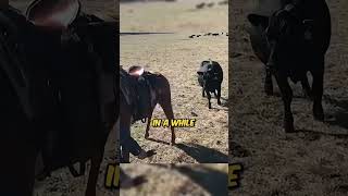 Horse Protects Farmer From Angry Cow [upl. by Lianna]