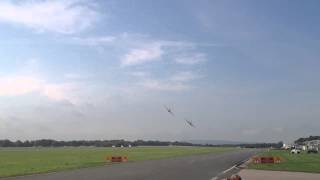 Supermarine Spitfire low pass with a P51 mustang  original sound  WWII [upl. by Adnuhs817]