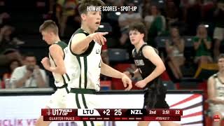 Hayden Jones  New Zealand  2024 FIBA U17 World Cup Highlights [upl. by Aramit410]