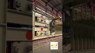 Continuous press for MDFOSBParticle board line install at factory [upl. by Verene523]