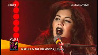 Marina amp The Diamonds  Numb Live SWR3 New Pop Festival [upl. by Alberto62]