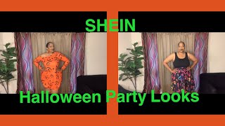 SHEIN HALLOWEEN PARTY DRESSES CURVY PLUS WOMAN HAUL [upl. by Golden]