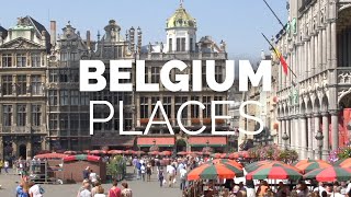 10 Best Places to Visit in Belgium  Travel Video [upl. by Perice]