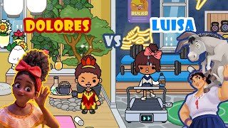 Sfida di arredamento su Toca Life World  👂 Dolores VS Luisa 💪 [upl. by Antonius]