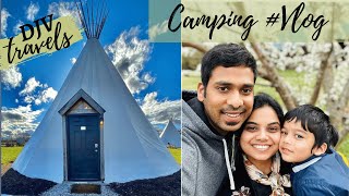 Camping Vlog  Travel w us  DJV Travels  Tipi Tour  TeluguVlogsUSA  jabilidilipstories [upl. by Donni]