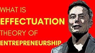 Effectuation Theory of Entrepreneurship  Part 1 [upl. by Aynatan]