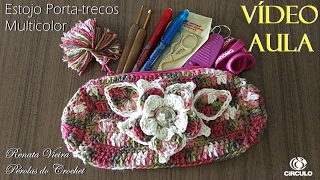 Necessaire  Estojo em crochet [upl. by Marquita]