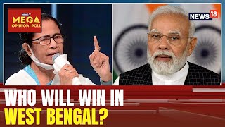 BJP to win 25 seats TMC to get 17 among 42 Seats in West Bengal predicts Opinion Poll  News18 [upl. by Iuq]