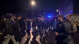 Hogmanay pipes and whistle parade  Kilsyth Scotland [upl. by Khano]