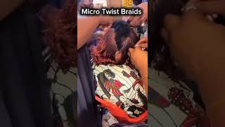 Micro Twist Braids microtwists twist braids hairstyles [upl. by Abran]