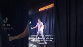 Mircea Badea isi ia KO la karaoke shorts pamflet karaoke [upl. by Vanhomrigh]