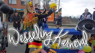 Wesseling Karneval Sonntagszug  Sunday Carnival  Germany [upl. by Azenav]