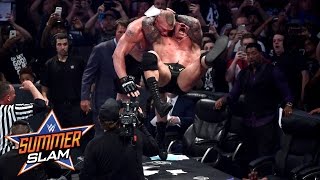 Randy Orton vs Brock Lesnar SummerSlam 2016 only on WWE Network [upl. by Harness]