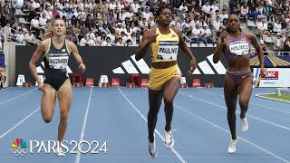 Marileidy Paulino storms past competition to claim Paris 400m  NBC Sports [upl. by Olinad]