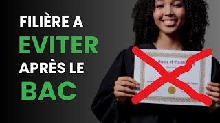 Top 10 des filières à éviter après le bac [upl. by Ahsekin]