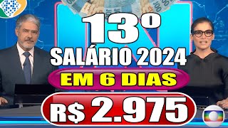 INSS Libera 1ª Parcela do 13º Salário para Aposentados  Calendário 2024 com Datas e Valores [upl. by Ferde]