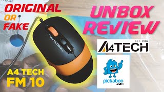 A4 Tech FSTYLER Mouse FM10  Unbox Review Pickaboocom  A4Tech অরিজিনাল মাউস [upl. by Megdal]