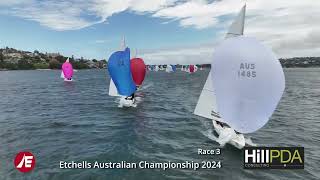 Etchells National Championship Race 3 on Day 2 [upl. by Newg]