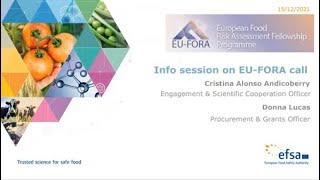 Info session on EUFORA call 20 [upl. by Grimbald220]