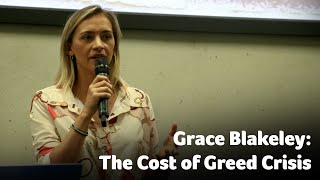 Grace Blakeley The Cost of Greed crisis [upl. by Kinghorn]