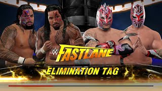 WWE 2K17  The Usos VS Lucha Dragons ELIMINATION TAG MATCH jimmyuso jeyuso kalisto sincara [upl. by Selima906]