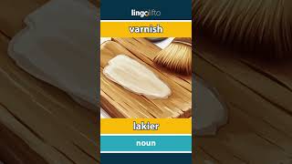 🇬🇧🇵🇱 varnish  lakier  vocabulary builder  learn English  Uczmy się angielskiego [upl. by Donnie]