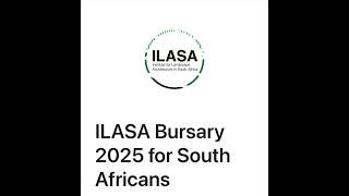 Landscape and architecture bursaries by ILASA [upl. by Semaj]