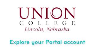 Learn how to use Union Colleges student portal [upl. by Haelam401]