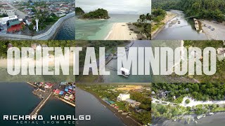 Flying over Oriental Mindoro Philippines  Relaxing music and beautiful scenery [upl. by Marwin]