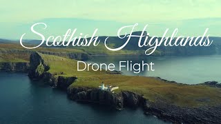 Drone flight over the scottish Highlands  4K HDR [upl. by Bashuk]