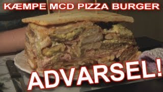 McD PIZZA BURGER  VERDENS BEDSTE [upl. by Bugbee]