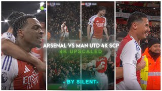 Arsenal Vs Manchester UTD 4K ● Rare Clips ● Scenepack ● Upscale ●  TOPAZ 🔥🐐football [upl. by Inalak]