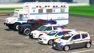 Police Cars Tournament  Beamng drive [upl. by Isac]