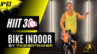 HIIT Bike 63 by Fagner Trainer  Spinning Bike Indoor [upl. by Ognimod]